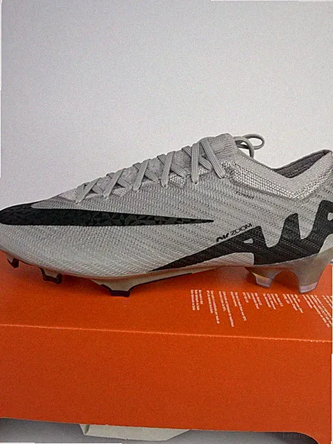 New Nike Zoom Vapor 15 Elite FG P Grey HF4396-001 Men's Size 7 Cleats