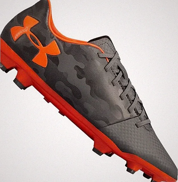 New Other Under Armour Junior Spotlight DL FG JR Soccer Cleats Gray/Orange