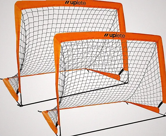 "New Portable Soccer Goals Set of 2 Kids Nets Backyard Outdoor Fast Shipping" ✅