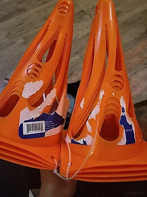New Primed 8 Pack Multi Color Sports Soccer Plastic Practice Cones