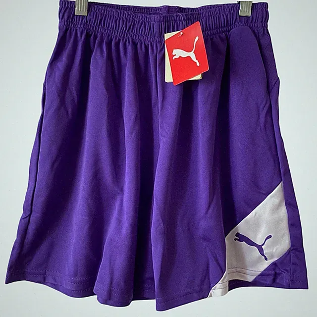 NEW PUMA Santiago TJ Men's Soccer Shorts Violet Purple Size Small LIGHTWEIGHT