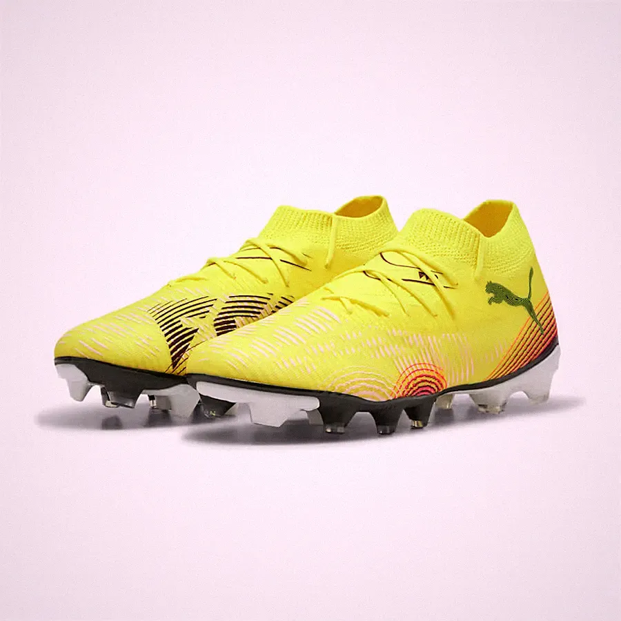 New Puma Womens Future 8 Match Soccer Cleats Size 9 Neon Black