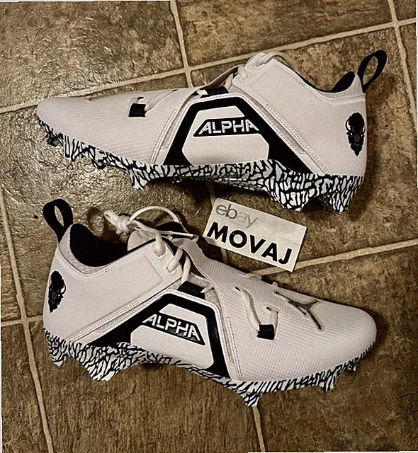 NEW sz 13.5 Nike Jordan Alpha Menace 3 Pro Howard PE Football Cleats FJ4983-146