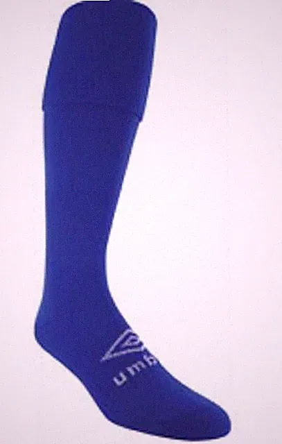 NEW Umbro Royal Blue Soccer Socks 2 Pack Youth Size Medium Youth Shoe Size 4 - 8