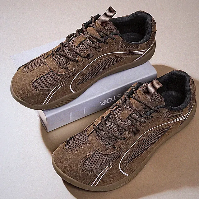 New Wide-toe Men's Casual Shoes Cycling Walking Sneakers Mesh Barefoot Boots