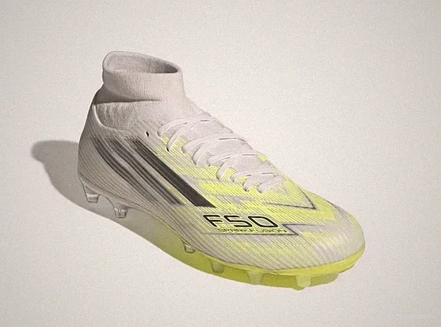 new women's 6.5 Adidas F50 Sparkfusion League FG/AG Soccer Cleats Volt JP8350
