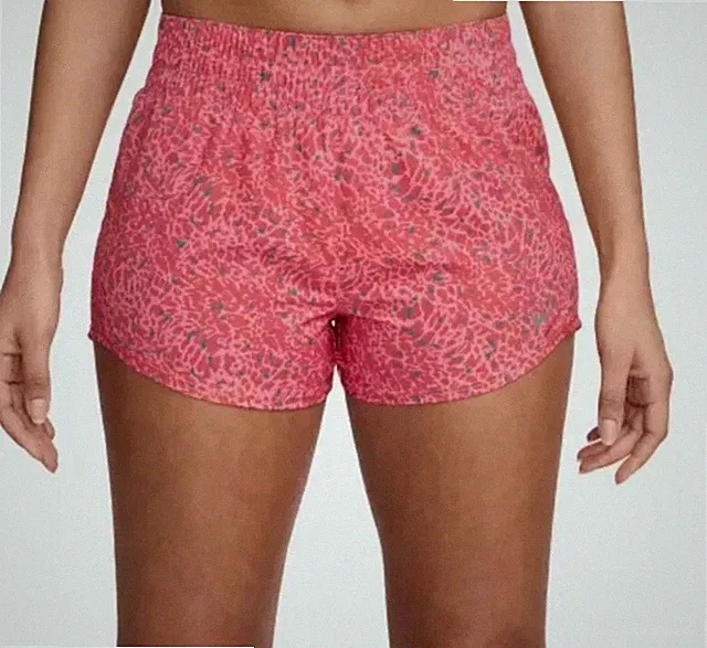 NEW Women’s Nike One Shorts Coral 3” Dri-FIT Size S F80