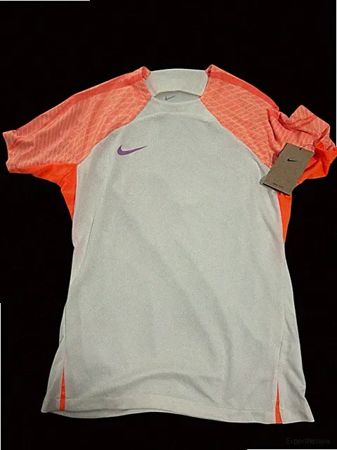 New Women’s Nike White/neon Orange Soccer Training Jersey Medium