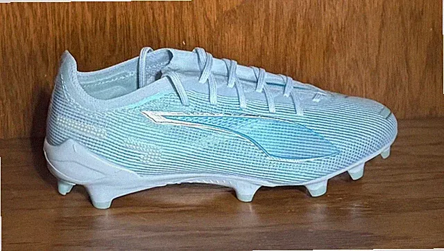 New! Womens PUMA ULTRA 5 ULTIMATE FG 'LIGHT UP PACK' SOCCER CLEATS ICY BLUE/AQUA