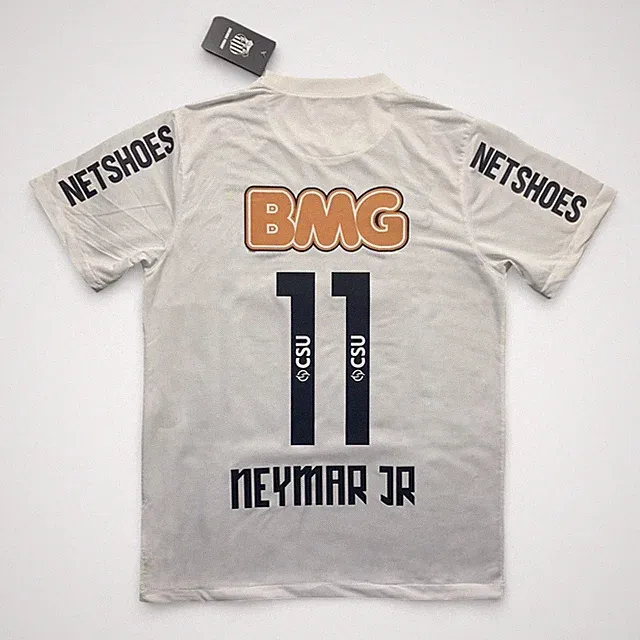 Neymar Jr #11 Santos 2012/13 Home Jersey Retro Shirt - Men’s Sizes - NEW