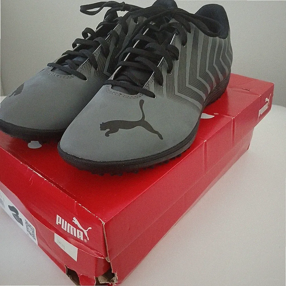 NIB Puma Soccer Cleats Men’s Size 10 Castle Rock Black Style 10670203 Sneakers