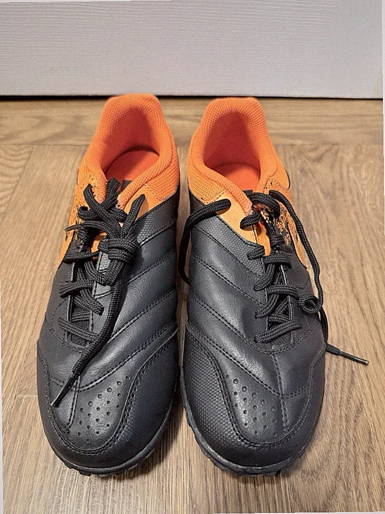 NIKE 5 BOMBA PRO Men’s Astro Turf Soccer Cleats, Size 7.5, Orange And Black