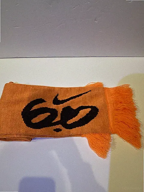Nike 6.0 Orange Snowboarding Neck Warmer, Scarf, Face Cover 2012, Rare