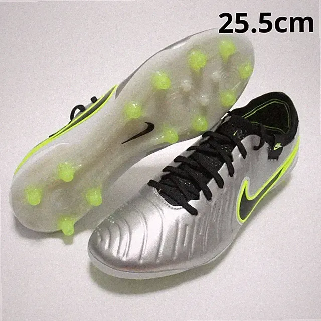 Nike 7.5US Silver Volt Legend Elite AG-pro