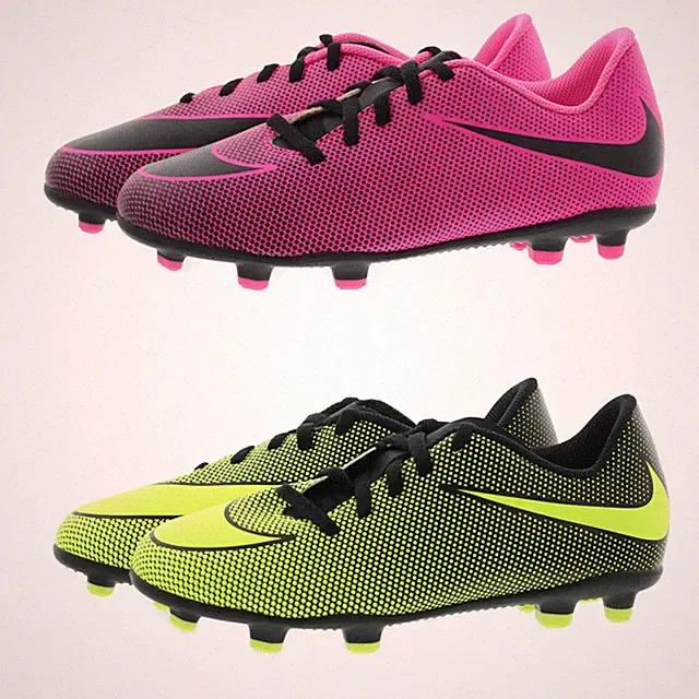 Nike 844442 Kids Youth Boys Girls Junior Bravata II Firm Ground Soccer Cleats