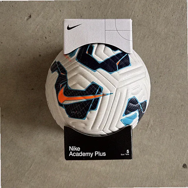 Nike Academy Plus Soccer Ball Training Ball Size 5 WHITE/NAVY BLUE New