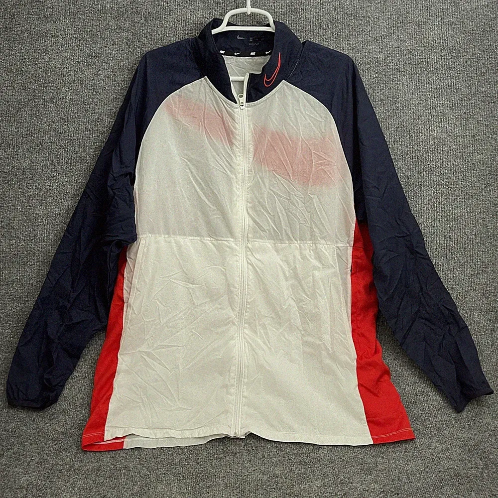 Nike Academy Soccer Jacket Mens Sz 2XL Lightweight Windbreaker Full Zip