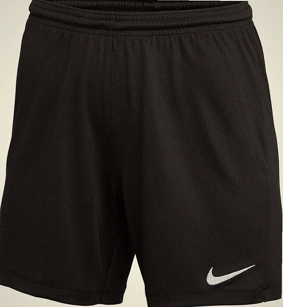 Nike Adults Park III Adult Black Soccer Shorts Size Small
