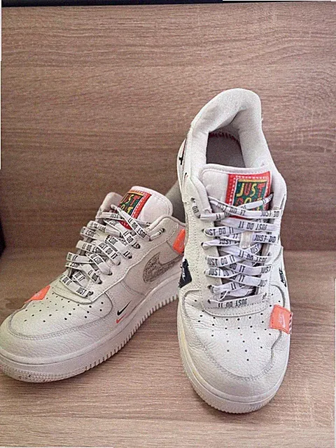 Nike Air Force 1 Low '07 Premium "Just Do It" Pack White - Size US 8 / EU 41