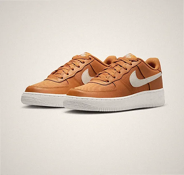 Nike Air Force 1 Low LV8 2 GS Size 5Y Monarch Sail DX1656 800