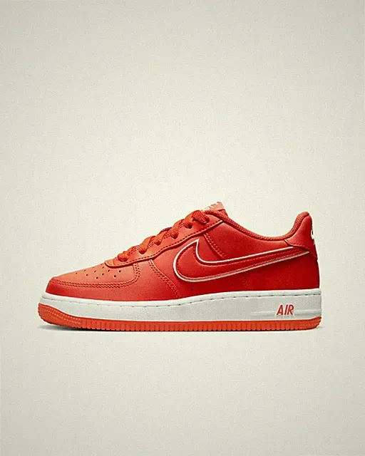 Nike Air Force 1 Low LV8 GS Size 5Y Picante Red White AF1 DX5805 600 New