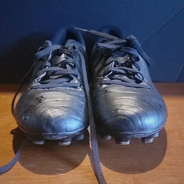 Nike Air Force 1 Men's Soccer Cleats Black Low Top Lace-Up Plastic