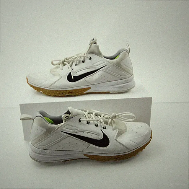 Nike Air Huarache Turf Cleat Men's White Used 16
