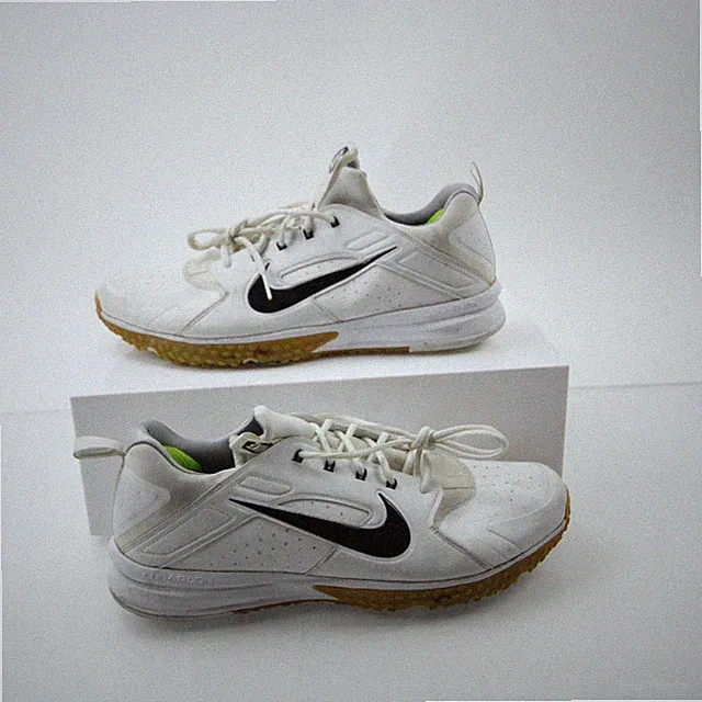 Nike Air Huarache Turf Cleat Men's White Used 16