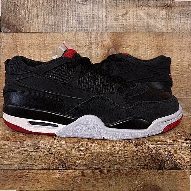 Nike Air Jordan 4 RM - Black Cement Youth Size 5Y / Women's 6.5 FQ7938-061 NEW