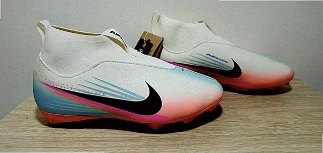 Nike Air JR Zoom Superfly 10 Academy FG soccer cleats youth IB4439-100 NWOB 5.5y