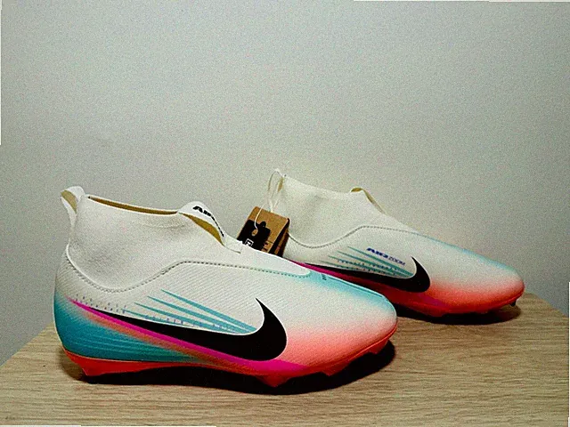 Nike Air JR Zoom Superfly 10 Academy FG soccer cleats youth IB4439-100 NWOB 6Y
