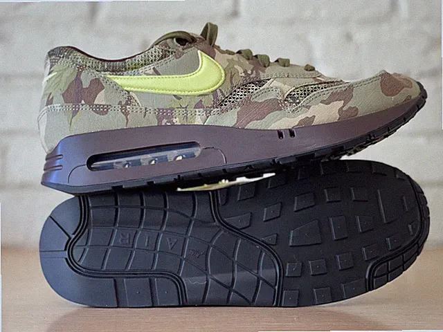Nike Air Max 1 ’86 OG Retro Camo Earth Oil Lemon Twist FN8358-200 Men Size 14