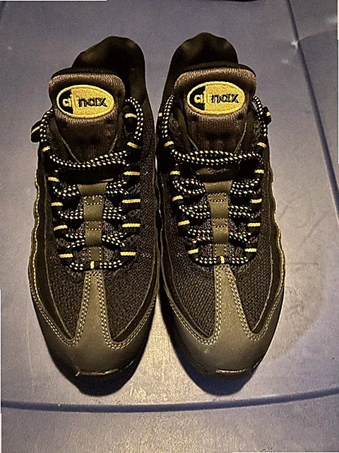 Nike Air Max 95 PRM US Men's Size 7 Black Gold Gray 538416 007
