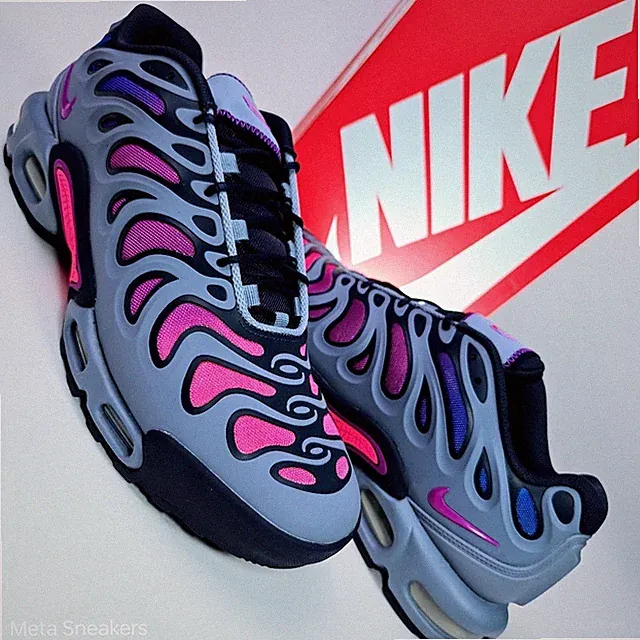 Nike Air Max Plus US 12.5 Mens Grey Blue Purple Rare Retro Drift FD4290 401 NIB