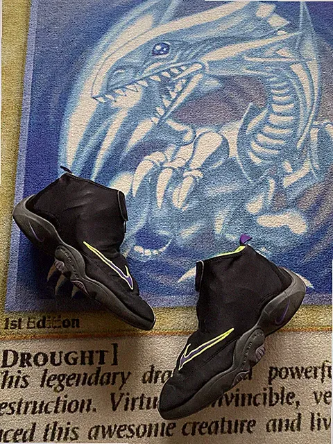 Nike Air Zoom Flight 98 The Glove Black Purple Mens 13 Flightposite 616772-003