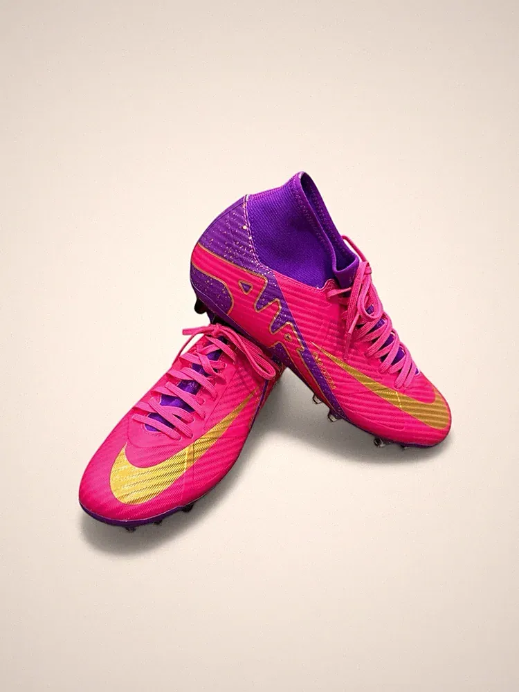 Nike Air Zoom Mercurial Soccer Cleats, Custom Pink Purple, Women Size 7 Men 5.5