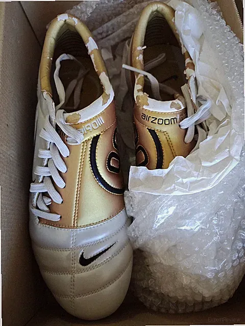 Nike Air Zoom Total 90 III SG 308228-102 White Gold US 8 EUR 41 Rare Vintage