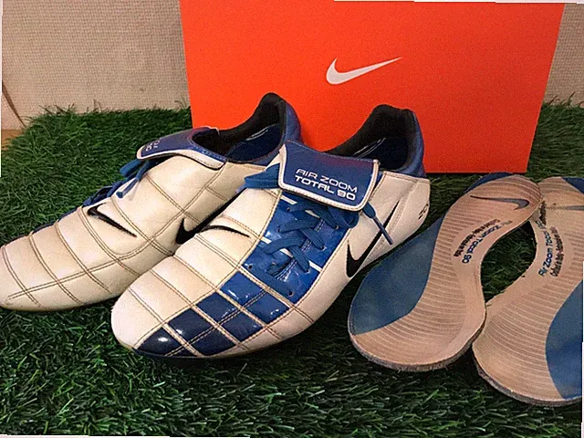 NIKE AIR ZOOM TOTAL90 2 HG Vintage cleats US9.5/27.5cm/UK8.5 MADE IN ITALY!