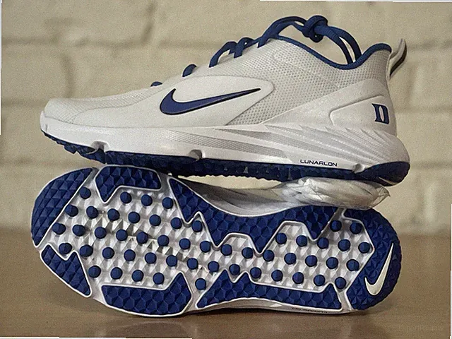 Nike Alpha Huarache Elite 3 Duke Blue Devils Turf Baseball Shoes 7.5 CW4829-100