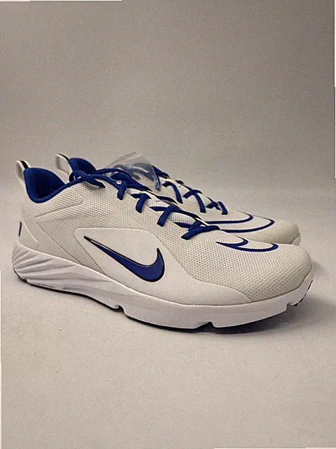 Nike Alpha Huarache Elite 3 Duke Blue Devils Turf CW4829-100 Men's Size 13