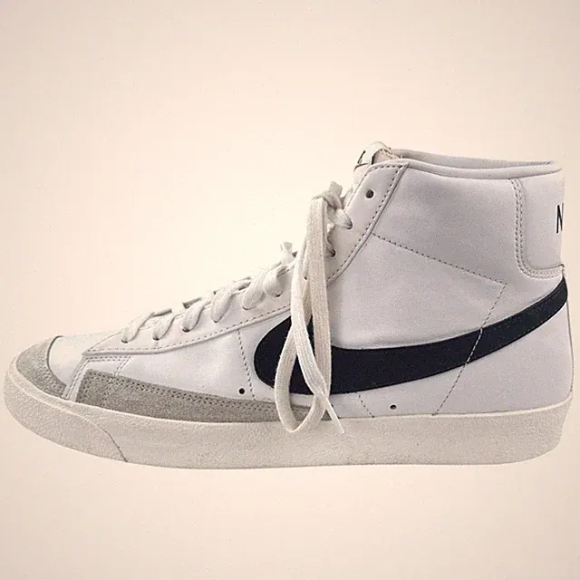 Nike Blazer 77 Vintage Men's White Lace Up Mid Top Athletic Sneakers Shoes Sz 12