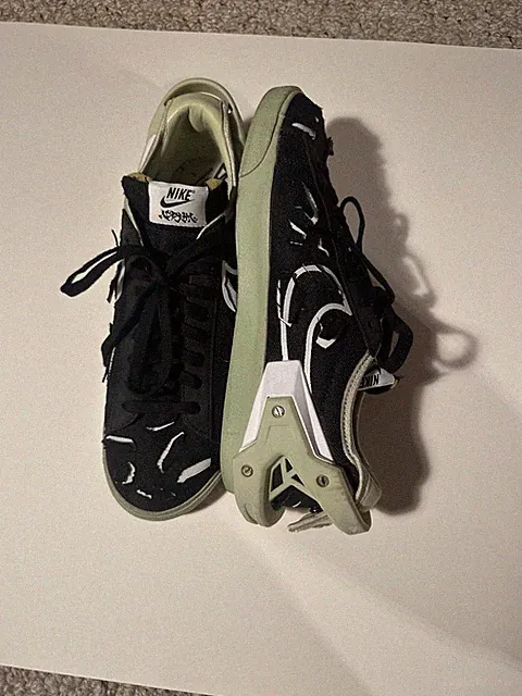 Nike Blazer US 13 Men's Black/White/Green Retro Collab Acronym - DO9373 001 NIB