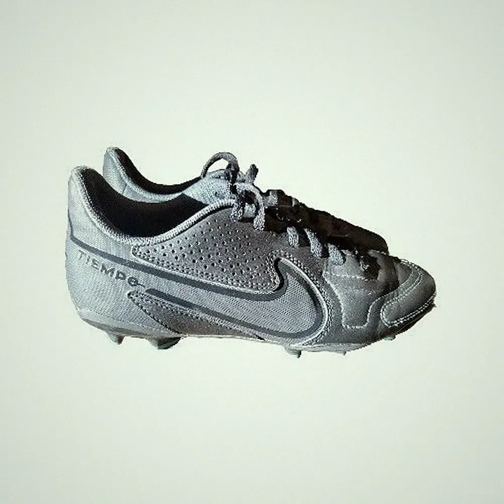 Nike Boys Jr Tiempo Legend 9 Club FG/MG DA1331-001 Black Soccer Cleats Size 5Y