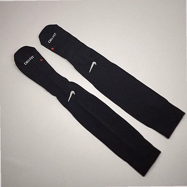 Nike Classic Cushioned Knee High Soccer Socks LARGE (Men 8-12) BLACK New No Tag