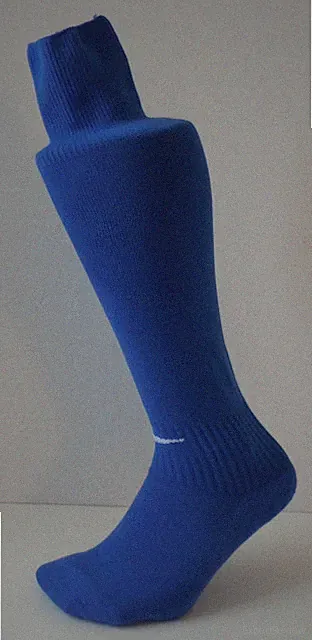 Nike Classic II Soccer Socks Over The Calf Royal Blue Fits Shoe Size 3.5-8.5