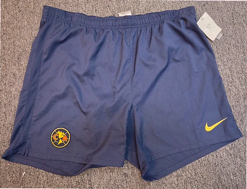 Nike Club America Soccer Shorts 2009 Navy Blue Official Licensed Football Mens