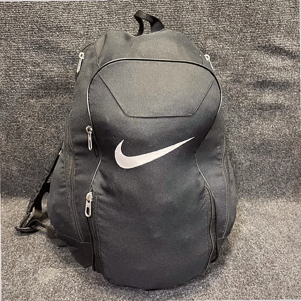 Nike Club Team Nutmeg / Swoosh Soccer & Sports Backpack Black Equipment Bag