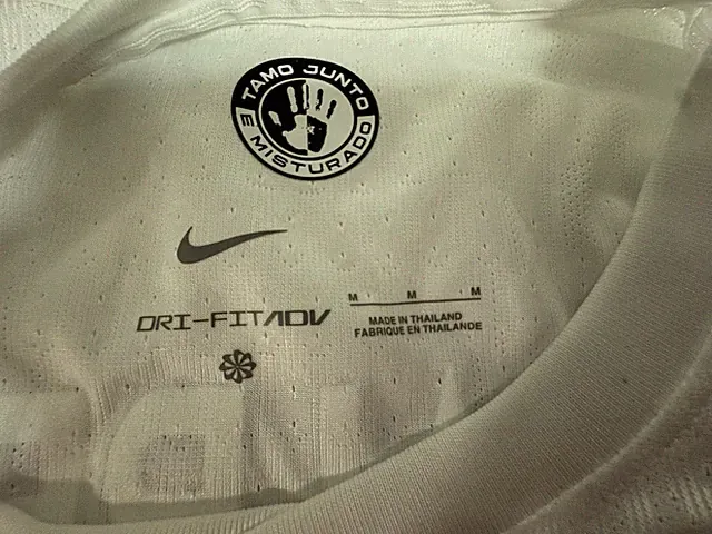 Nike Corinthians Soccer Jersey White/Gray/Black Yuri Alberto #9 Men’s M