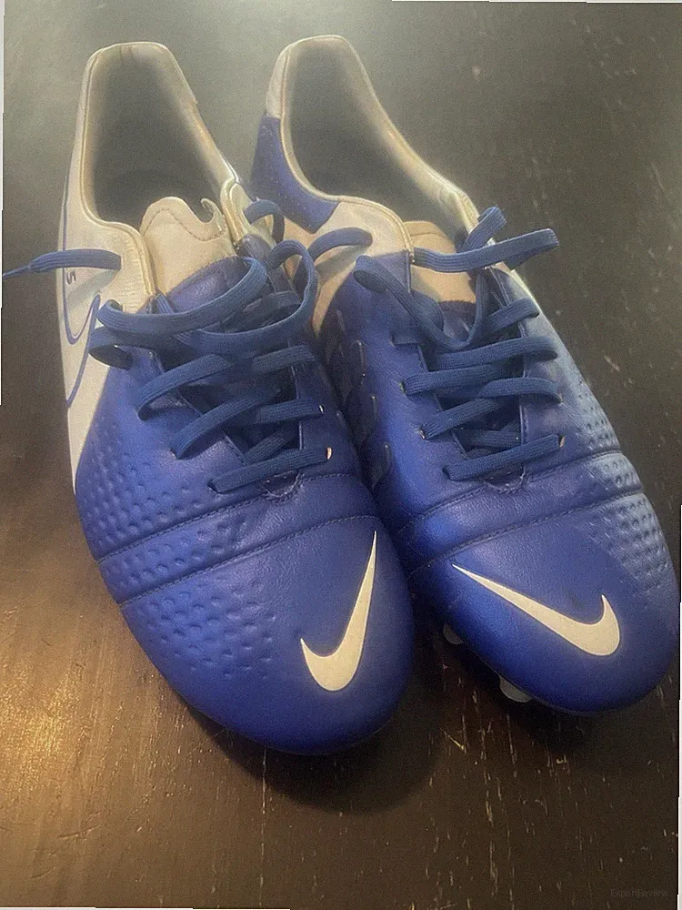 Nike CTR 360 Maestri FG US 10.5w EU 44.5 Soccer Cleats Leather Blue Kanga-lite