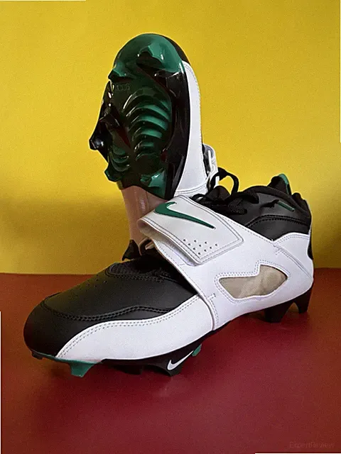 NIKE Diamond Turf Vapor Edge TD Football Cleats Mens 11 Emerald White Black